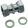 Raccord pour compteur 2 écrous libres 4/4"FF