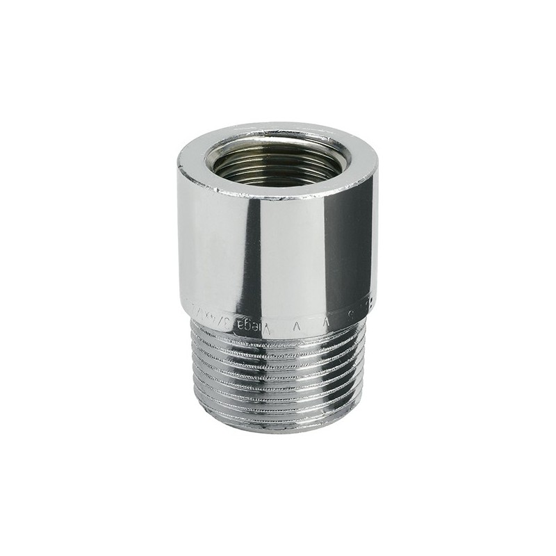 Viega réduction fileté laiton 3/4"F-1/2"M chrome