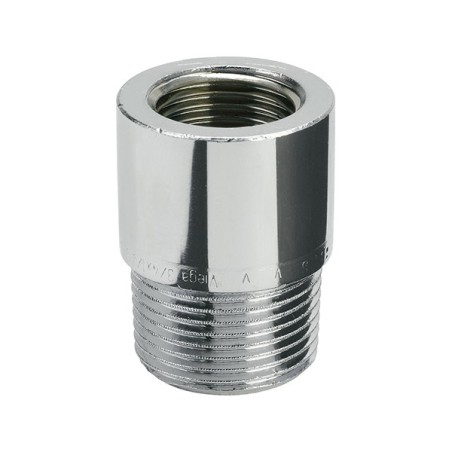 Viega réduction fileté laiton 3/4"F-1/2"M chrome