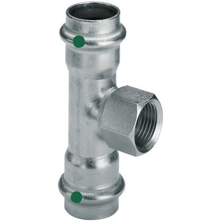 Viega T 15-1/2"F-15mm Sanpress inox