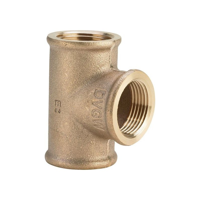 Viega Té bronze 3/8" FFF
