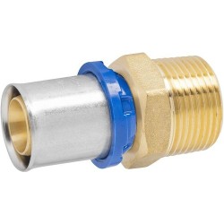 APE raccord 40mm-5/4"M Alupex