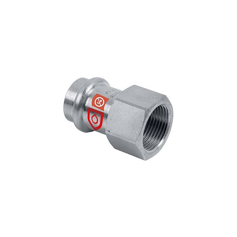 Frabo raccord F 18mm-1/2" acier carbone