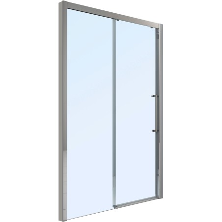 Porte coulissante urban 116-119 h200 clair-chrome