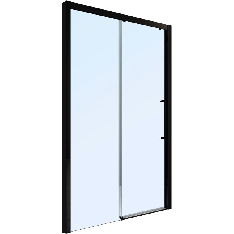 Porte coulissante urban 136-139 h200 clair-noir mat