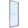 Porte pivotante urban 86-89 h200 satine-chrome