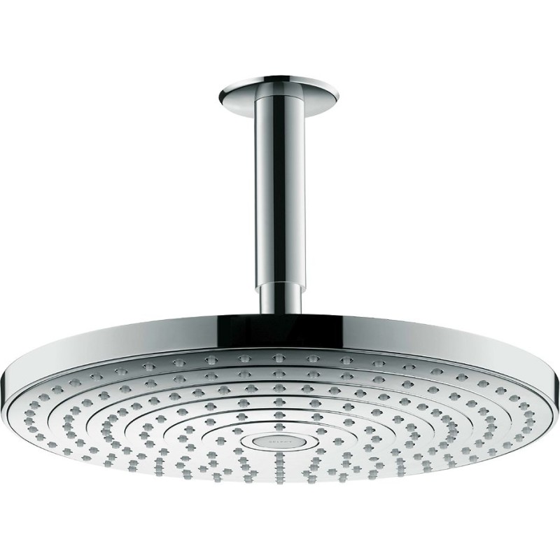 Hansgrohe douche de tête raindance select S300 2jet +bras plafond chrome