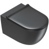 Catalano WC suspendu sfera 55 cataglaze+ fixation invisible silentech noir mat