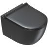 Catalano WC suspendu sfera 50 original cataglaze+ fixation invisible silentech noir mat
