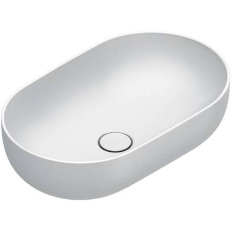 Catalano vasque à poser sfera cataglaze+ 60x37 h16 sans trop-plein blanc mat