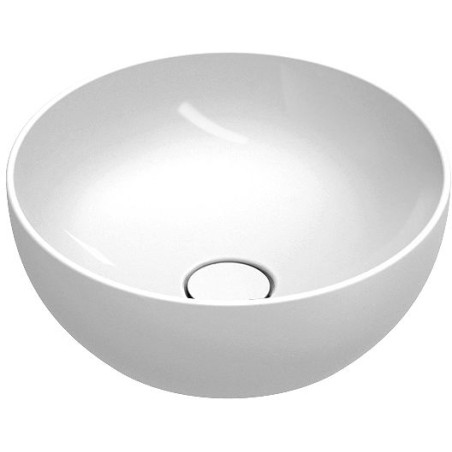 Catalano vasque à poser green cataglaze+ diamètre 40 h15 sans trop-plein blanc