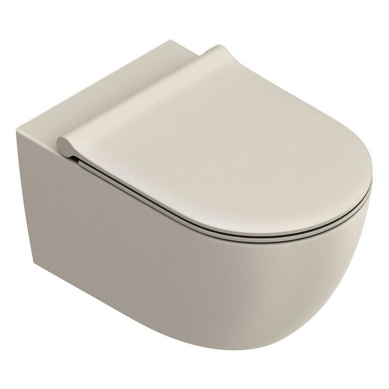 Catalano WC suspendu Sfera 55 Cataglaze+ fixation invisible silentech sabbia satinato