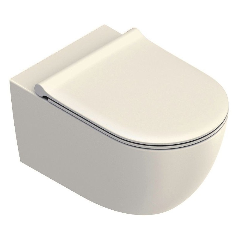 Catalano WC suspendu Sfera 55 Cataglaze+ fixation invisible silentech lino satinato