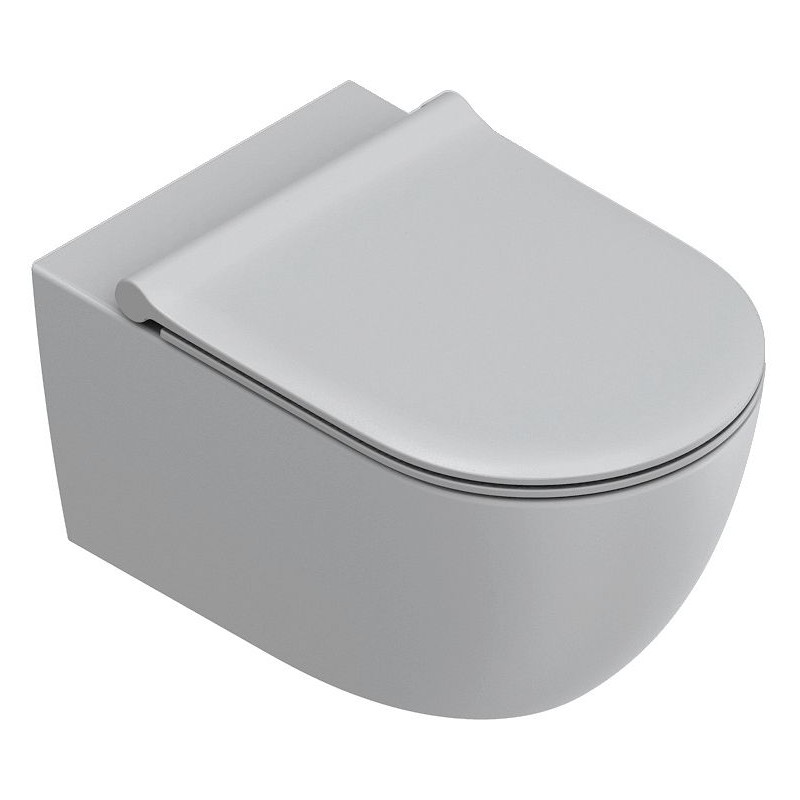 Catalano WC suspendu Sfera 55 Cataglaze+ fixation invisible silentech cemento satinato