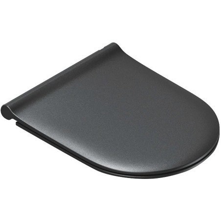 Catalano siège WC sfera (eco)-zero quick-release soft-close anti-bacterial slim noir mat