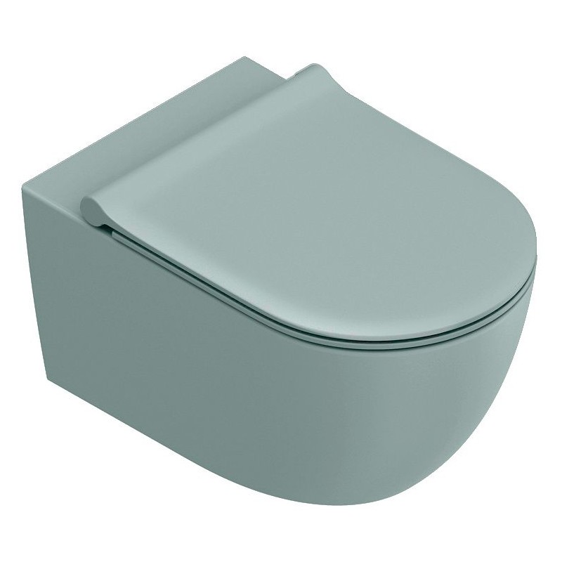 Catalano WC suspendu Sfera 55 Cataglaze+ fixation invisible silentech acqua satinato