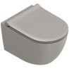 Catalano WC suspendu Sfera 50 original Cataglaze+ fixation invisible silentech tortora satinato