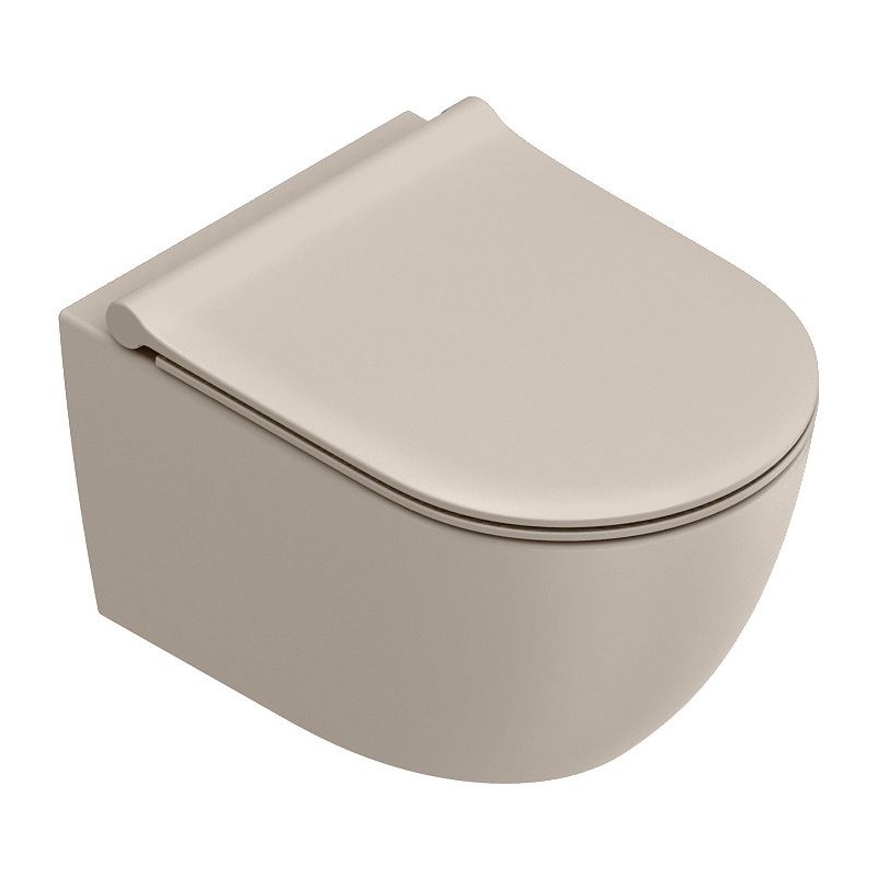 Catalano WC suspendu Sfera 50 original Cataglaze+ fixation invisible silentech seta satinato