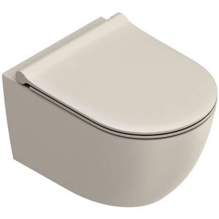 Catalano WC suspendu Sfera 50 original Cataglaze+ fixation invisible silentech sabbia satinato