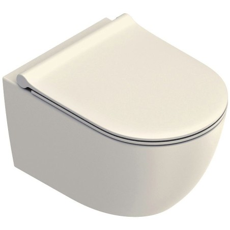 Catalano WC suspendu Sfera 50 original Cataglaze+ fixation invisible silentech lino satinato