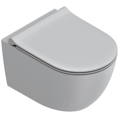 Catalano WC suspendu Sfera 50 original Cataglaze+ fixation invisible silentech cemento satinato