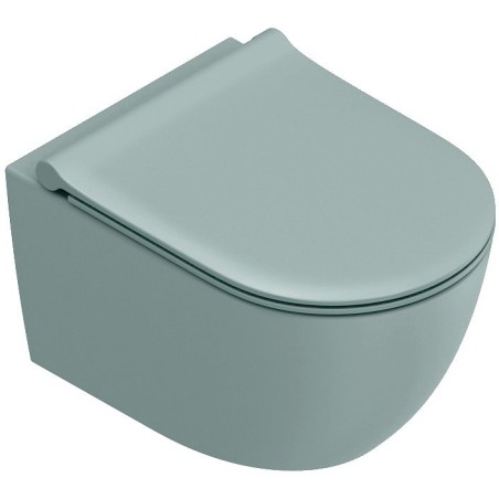 Catalano WC suspendu Sfera 50 original Cataglaze+ fixation invisible silentech acqua satinato
