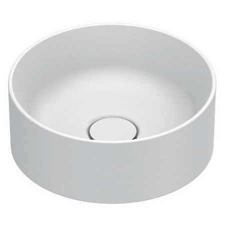Catalano vasque à poser Zero Cataglaze+ diamètre 32 H12 sans trop-plein blanc mat