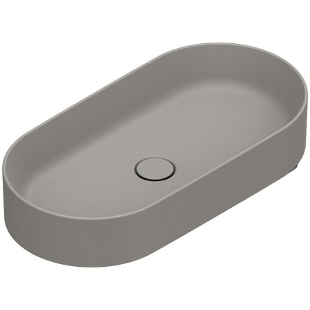 Catalano vasque à poser Zero Cataglaze+ 70x35 H12 sans trop-plein tortora satinato
