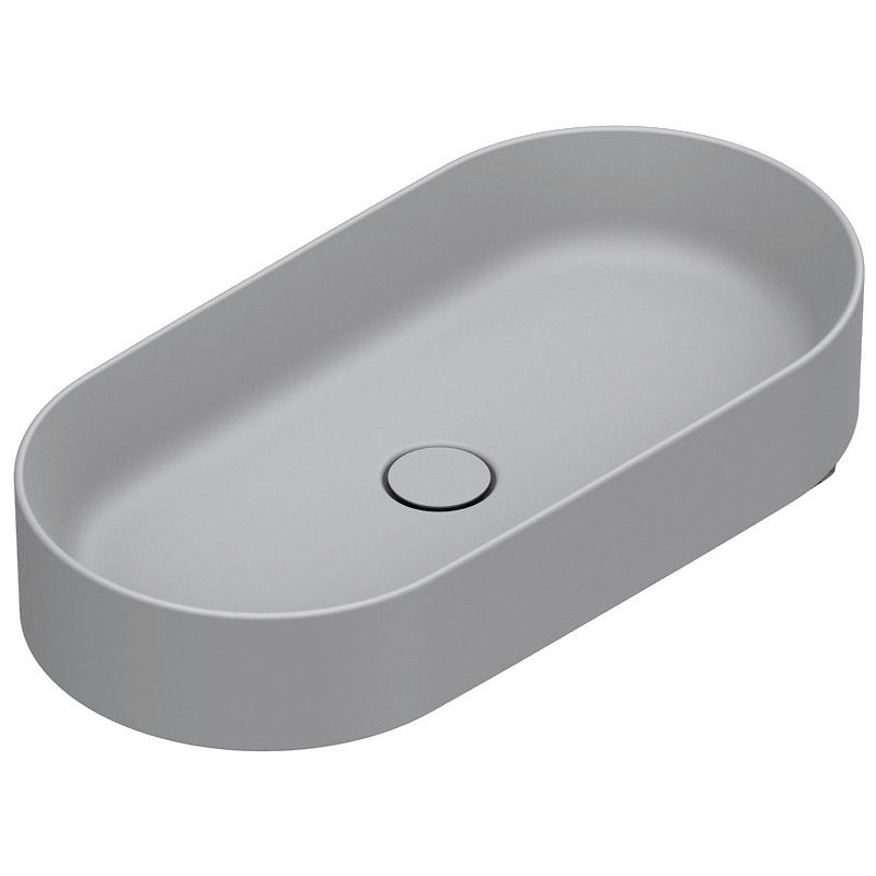 Catalano vasque à poser Zero Cataglaze+ 70x35 H12 sans trop-plein cemento satinato