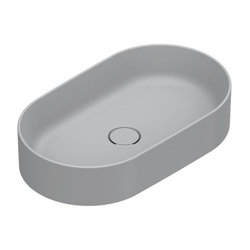 Catalano vasque à poser Zero Cataglaze+ 60x35 H12 sans trop-plein cemento satinato