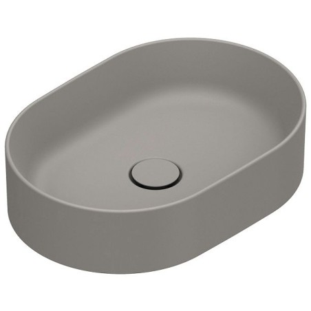 Catalano vasque à poser Zero Cataglaze+ 50x35 H12 sans trop-plein tortora satinato