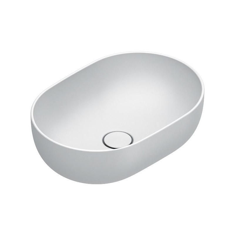Catalano vasque à poser Sfera Cataglaze+ 50x35 H16 sans trop-plein blanc mat