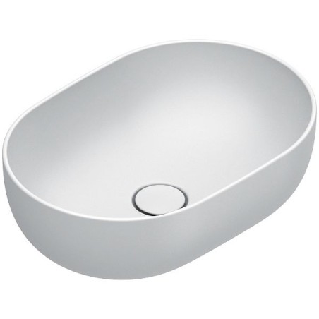 Catalano vasque à poser Sfera Cataglaze+ 50x35 H16 sans trop-plein blanc mat