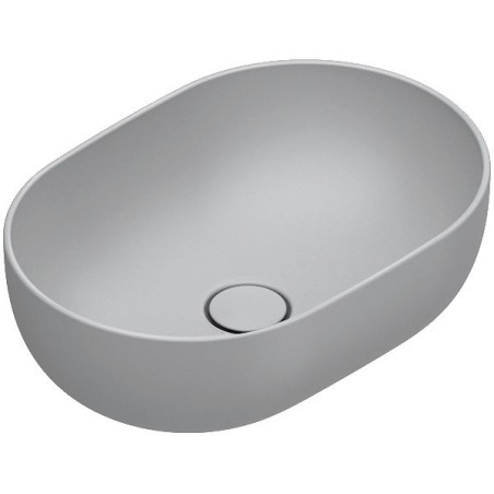 Catalano vasque à poser Sfera Cataglaze+ 50x35 H16 sans trop-plein cemento satinato