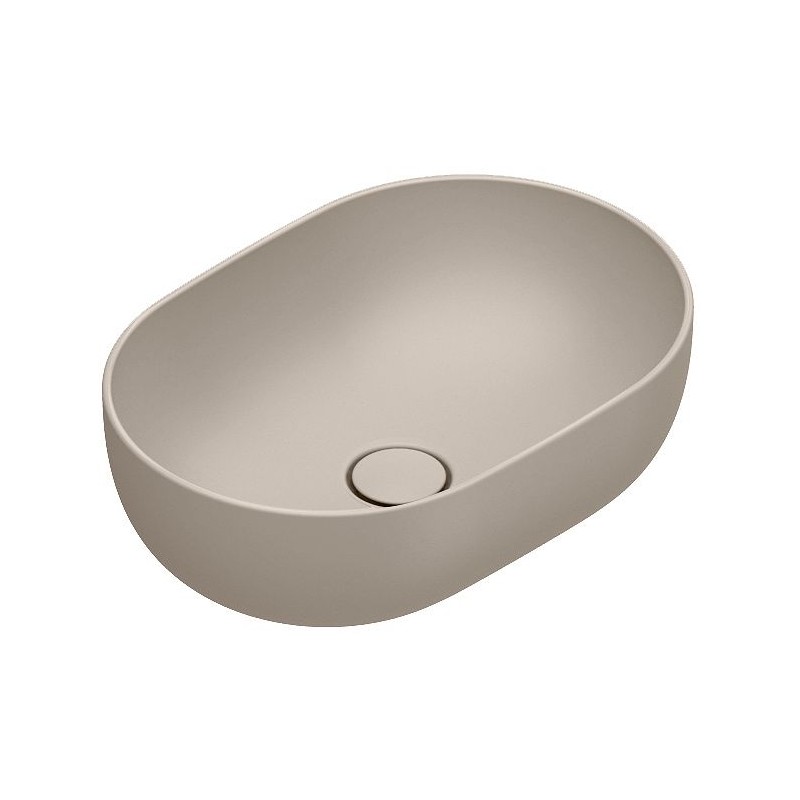 Catalano vasque à poser Sfera Cataglaze+ 50x35 H16 sans trop-plein seta satinato