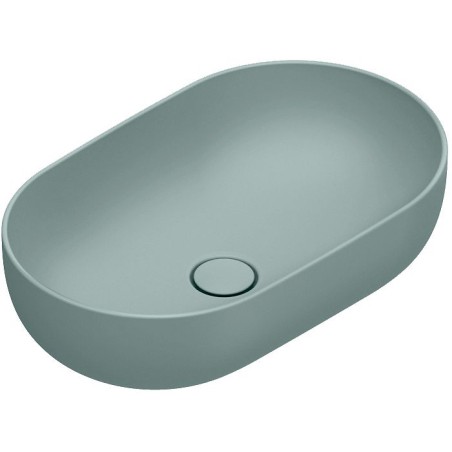 Catalano vasque à poser Sfera Cataglaze+ 60x37 H16 sans trop-plein acqua satinato