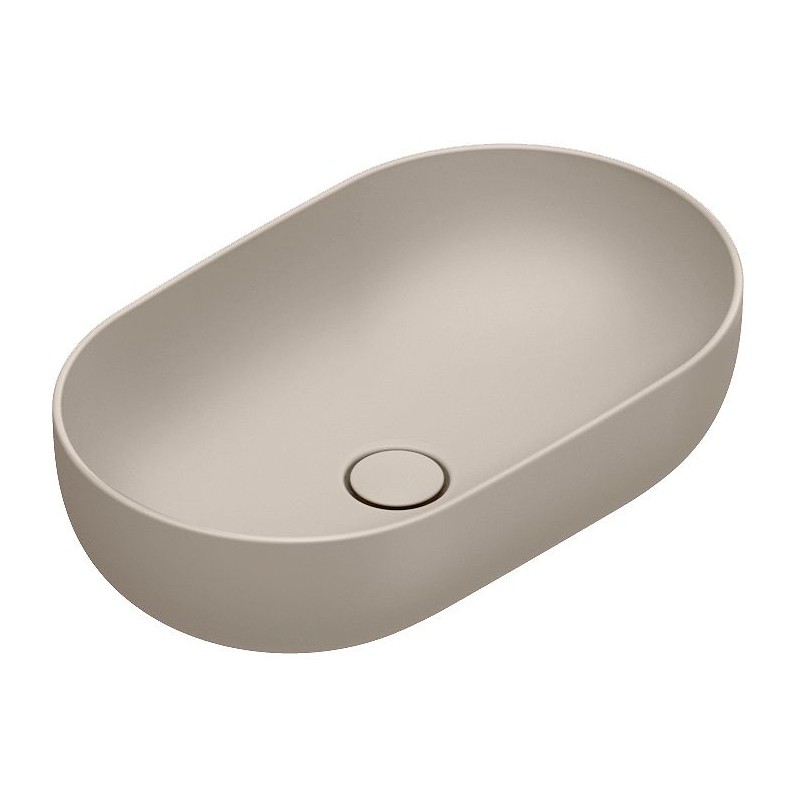 Catalano vasque à poser Sfera Cataglaze+ 60x37 H16 sans trop-plein seta satinato