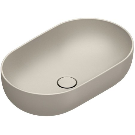 Catalano vasque à poser Sfera Cataglaze+ 60x37 H16 sans trop-plein sabbia satinato