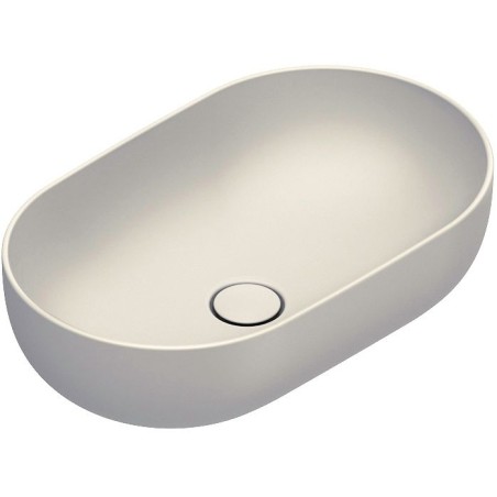 Catalano vasque à poser Sfera Cataglaze+ 60x37 H16 sans trop-plein lino satinato