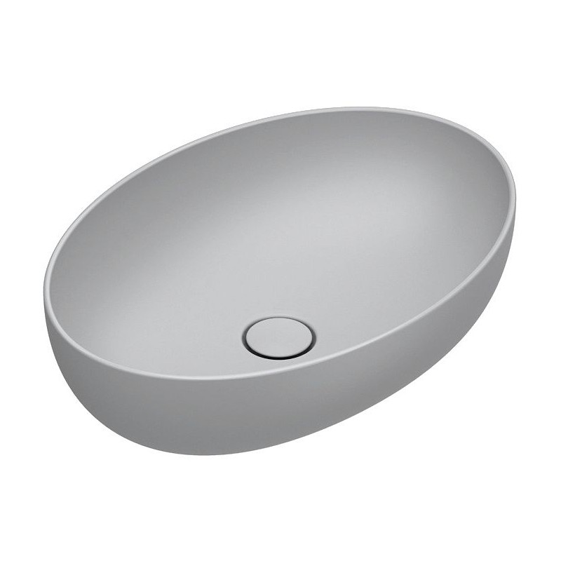 Catalano vasque à poser Sfera Cataglaze+ 60x42 H16 sans trop-plein cemento satinato