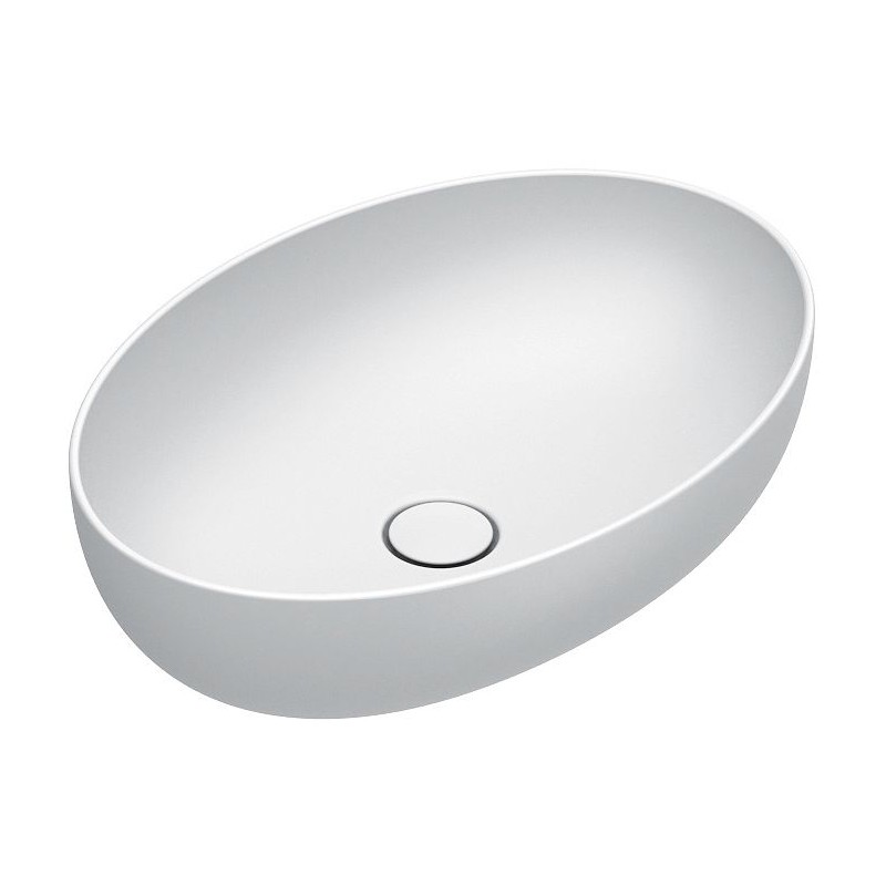 Catalano vasque à poser Sfera Cataglaze+ 60x42 H16 sans trop-plein blanc mat