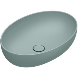 Catalano vasque à poser Sfera Cataglaze+ 60x42 H16 sans trop-plein acqua satinato