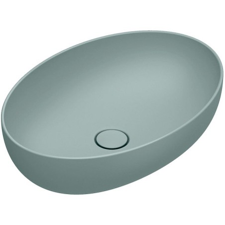 Catalano vasque à poser Sfera Cataglaze+ 60x42 H16 sans trop-plein acqua satinato