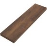 Tablette murale Coffee 150x600x25mm jusqu'à 7kg chêne decor rouille