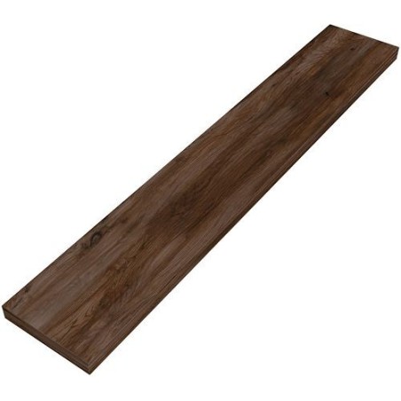 Tablette murale Coffee 150x900x25mm jusqu'à 7kg noyer decor velours