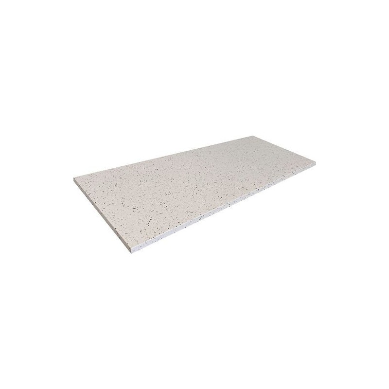 Tablette pour lavabo à poser 70x50cm solid terrazzo