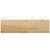 Sous meuble Coffee 2 tiroirs 110 chêne decor urban + lavabo gauche porcelaine sans trou robinet blanc