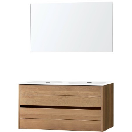Meuble molto chêne massif 140 2 xonyx miroir