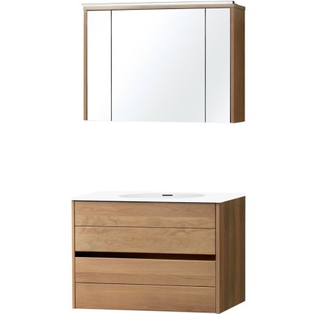 Meuble molto chêne massif 90 2 xonyx armoire toilette