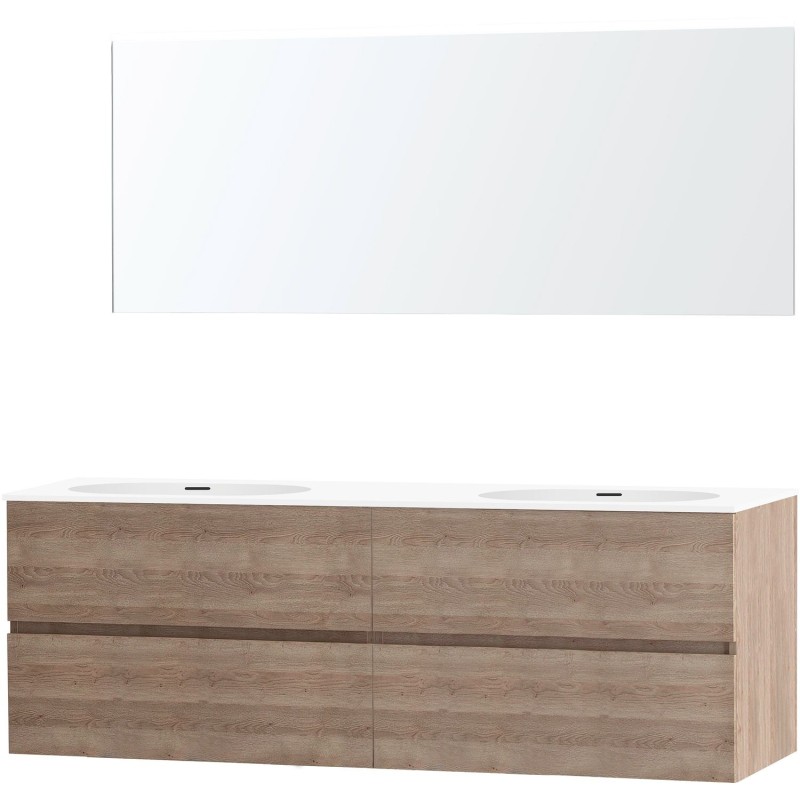 Meuble molto chêne naturel 180 2 xonyx miroir